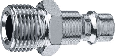 Переходник для пневмоинструмента ЗУБР 3/8"M, рапид штуцер (папа), 64915-3/8 Профессионал &mdash; Официальный партнер ЗУБР в России