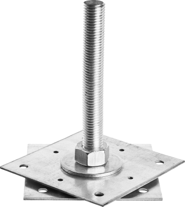 Регулировочная стойка Анкер, 140х140х250мм х М24, ЗУБР — Официальный партнер ЗУБР в России