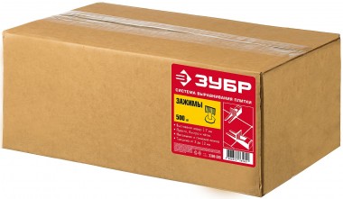 ЗУБР СВП Зажим для системы выравнивания плитки, 500 шт, 3386-500 — Официальный партнер ЗУБР в России