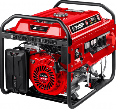 Бензиновый генератор с электростартером, 7000 Вт, 3-фазные ЗУБР &quot;МАСТЕР&quot; СБ-7000Е-3 — Официальный партнер ЗУБР в России