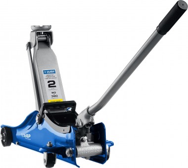 Домкрат гидравлический подкатной T55, 2т, 80-380мм, ЗУБР Профессионал 43058-2 — Официальный партнер ЗУБР в России