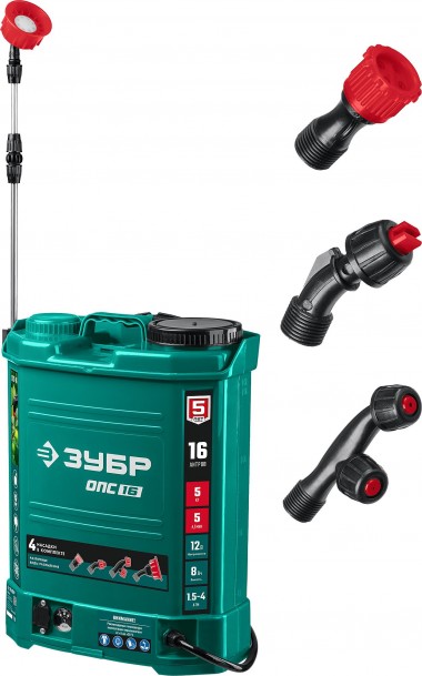 Опрыскиватель аккумуляторный ЗУБР ОПС-16 &quot;МАСТЕР&quot;, 12 В, 400х230х510 мм, 16 л бак — Официальный партнер ЗУБР в России