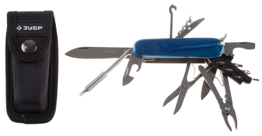 Нож ЗУБР &quot;ЭКСПЕРТ&quot; складной многофункциональный, пластиковая рукоятка, &quot;17 в 1&quot; — Официальный партнер ЗУБР в России