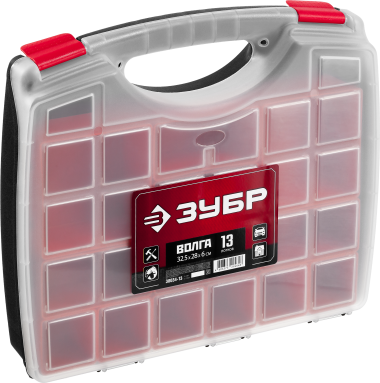Органайзер &quot;ВОЛГА-13&quot; со съемными лотками, ЗУБР — Официальный партнер ЗУБР в России