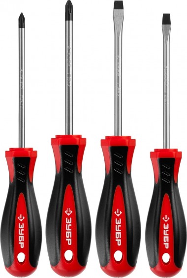 Набор отверток «МАСТЕР-4», 4 шт., Зубр, 25065-H4_z03 — Официальный партнер ЗУБР в России