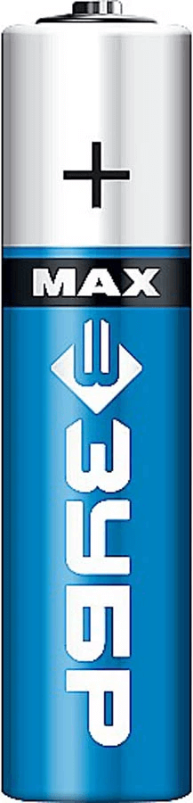 Щелочная батарейка ЗУБР 1.5 В, тип AAA, 4 шт., Turbo-MAX 59203-4C_z01 — Официальный партнер ЗУБР в России