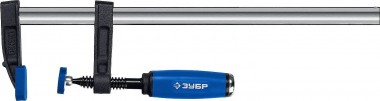 Струбцина ЗУБР &quot;ПС-250/50&quot;, тип &quot;F&quot;, двухкомпонентная ручка, стальная закаленная рейка, 50х250мм, &quot;ПРОФЕССИОНАЛ&quot;, 32155-050-250_z01 — Официальный партнер ЗУБР в России