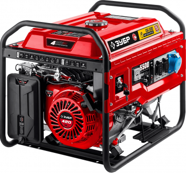 Бензиновый генератор с автозапуском, 5500 Вт, ЗУБР &quot;МАСТЕР&quot; СБА-5500 — Официальный партнер ЗУБР в России