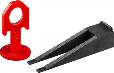 ЗУБР СВП комплект: 50+50шт (клин + 1 мм зажим), система выравнивания плитки, в пакете 33831-H50 — Официальный партнер ЗУБР в России