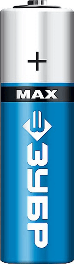 Щелочная батарейка ЗУБР 1.5 В, тип AA, 2 шт., Turbo-MAX 59206-2C_z01 — Официальный партнер ЗУБР в России