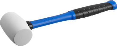 Белая резиновая киянка с фиберглассовой рукояткой ЗУБР &quot;ПРОФЕССИОНАЛ&quot;, 230г, 20531-230_z02 — Официальный партнер ЗУБР в России