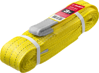 Строп текстильный петлевой ЗУБР желтый 43553-3-4 — Официальный партнер ЗУБР в России