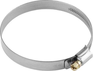 Хомуты, нерж. сталь, накатная лента 12 мм, 40-60 мм, 100 шт, ЗУБР Профессионал — Официальный партнер ЗУБР в России