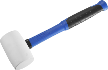 Белая резиновая киянка с фиберглассовой рукояткой ЗУБР &quot;ПРОФЕССИОНАЛ&quot;, 450г, 20531-450_z02 — Официальный партнер ЗУБР в России