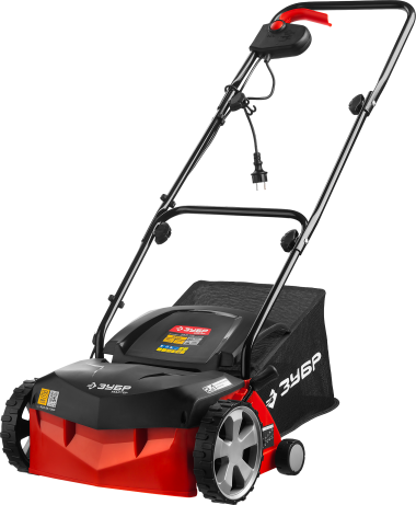 Аэратор-скарификатор электрический, ЗУБР ЗСЭ-32-1000, 2 в 1, ш/с 360 мм, высота аэрации -10:+10 мм, 4 установок, 1600 Вт — Официальный партнер ЗУБР в России