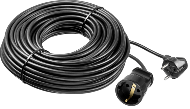 Удлинитель-шнур ПВС 307-Ш, 30 м, 2500 Вт, 1 гнездо, ПВС 3х0,75 мм2, ЗУБР — Официальный партнер ЗУБР в России