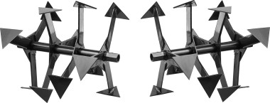 Фрезы гусиные лапки для мотоблоков ЗУБР HEX 23 Ф-2 707108-1 Мастер — Официальный партнер ЗУБР в России