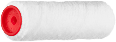 Ролик сменный &quot;ВЕЛЮР-АКВА&quot;, полиэстер, для водорастворимых акрил лаков, ворс 4мм, ручка 6мм, d=40/180мм, ЗУБР Мастер — Официальный партнер ЗУБР в России