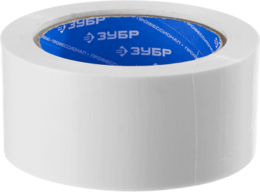 Армированная лента, ЗУБР Профессионал 12092-50-25, универсальная, влагостойкая, 48мм х 25м, белая — Официальный партнер ЗУБР в России