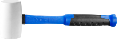 Белая резиновая киянка с фиберглассовой рукояткой ЗУБР &quot;ПРОФЕССИОНАЛ&quot;, 680г, 20531-680_z02 — Официальный партнер ЗУБР в России