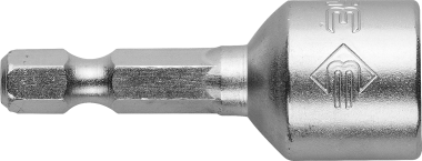 Биты ЗУБР &quot;МАСТЕР&quot; с торцовой головкой, магнитные, Cr-V, тип хвостовика E 1/4&quot;, 13х45мм, 2шт — Официальный партнер ЗУБР в России