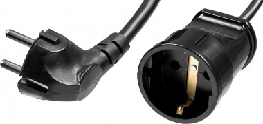 Удлинитель-шнур "ПВС 307-Ш", 10 м, 2500 Вт, 1 гнездо, ПВС 3х0,75 мм2, ЗУБР &mdash; Официальный партнер ЗУБР в России