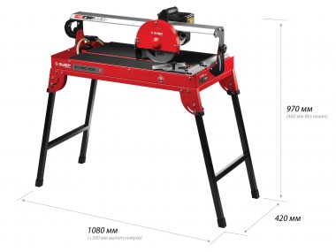 Электроплиткорез ЗУБР &quot;МАСТЕР&quot;, длина реза 620 мм, диск 200 мм, глубина реза 90°-35мм/45°-25мм, стол 690х385 мм, 800Вт — Официальный партнер ЗУБР в России