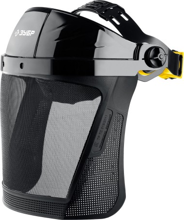 Щиток защитный лицевой СЕКТОР-С ЗУБР 190 х 339 мм, экран из мелкоячеистой сетки, 110851 — Официальный партнер ЗУБР в России