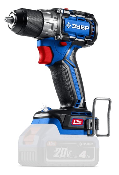 ЗУБР КОМПАКТ, 20 В, 50 Нм, без АКБ, бесщеточная дрель-шуруповерт, Профессионал (DB-50) — Официальный партнер ЗУБР в России