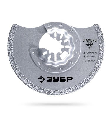 ЗУБР DIAMOND 85x2.2 мм полотно пильное с алмазным зерном Р40: керамика, бетон, кирпич (15584-85) &mdash; Официальный партнер ЗУБР в России