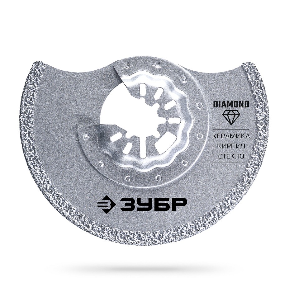 ЗУБР DIAMOND 85x2.2 мм полотно пильное с алмазным зерном Р40: керамика, бетон, кирпич (15584-85) фото 1 &mdash; Официальный партнер ЗУБР в России