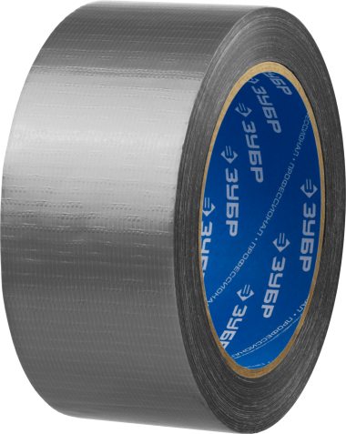 Армированная лента, ЗУБР Профессионал 12090-50-25, универсальная, влагостойкая, 48мм х 25м, серебристая — Официальный партнер ЗУБР в России