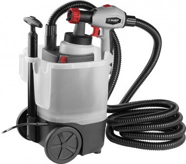 Краскопульт (краскораспылитель) электрич, ЗУБР КПЭ-750, HVLP, 0.8л, краскоперенос 0-800мл/мин,вязкость краски 100 DIN/сек, сопло 2.6мм, 750Вт — Официальный партнер ЗУБР в России