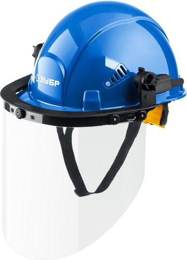 Щиток защитный лицевой ЗАСЛОН ЗУБР 220 х 385 мм, с экраном из поликарбоната, 110853 — Официальный партнер ЗУБР в России