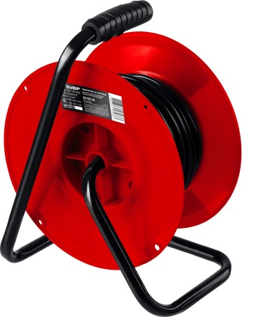 Силовой удлинитель на катушке ПВС 215 ЗУБР 30 м, 3500 Вт, ПВС 2х1.5, 55103-30 — Официальный партнер ЗУБР в России