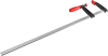 Струбцина ЗУБР "МАСТЕР", тип "F", пластмассовая ручка, стальная закаленная рейка, 120х800мм фото 1 — Официальный партнер ЗУБР в России