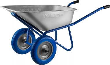 Тачка ЗУБР &quot;ПРОФЕССИОНАЛ&quot; строительная двухколёсная, грузоподъемность 240кг, 110л 39911_z01 — Официальный партнер ЗУБР в России