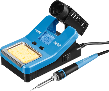 Паяльная станция цифровая с ЖК дисплеем ЗУБР &quot;ПРОФЕССИОНАЛ&quot;, 55334, диапазон 160-550°C, 48Вт — Официальный партнер ЗУБР в России