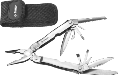 Инструмент многофункциональный ЗУБР &quot;ЭКСПЕРТ&quot;, &quot;КЛАССИК&quot;, цельнометаллический, &quot;13 в 1&quot;. — Официальный партнер ЗУБР в России