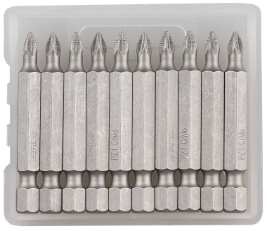 Биты ЗУБР &quot;МАСТЕР&quot; кованые, хромомолибденовая сталь, тип хвостовика E 1/4&quot;, PZ1, 50мм, 10шт — Официальный партнер ЗУБР в России