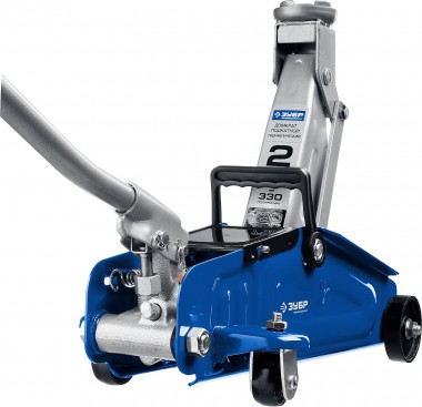 Домкрат гидравлический подкатной T30, 2т, 135-330мм, ЗУБР Профессионал 43053-2 — Официальный партнер ЗУБР в России
