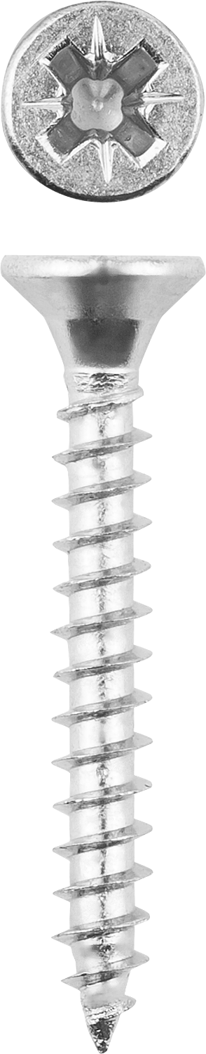 Саморезы СУ-Б универсальные, 120 x 5.0 мм, 8 шт, белый цинк, ЗУБР — Официальный партнер ЗУБР в России