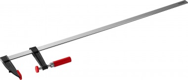 Струбцина ЗУБР &quot;МАСТЕР&quot;, тип &quot;F&quot;, &quot;МС-100/12&quot;, пластмассовая ручка, 120х1000мм, 32150-120-1000_z01 — Официальный партнер ЗУБР в России