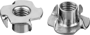 Гайка врезная, M4x8мм, 5 кг (2630 шт.), оцинкованная, ЗУБР — Официальный партнер ЗУБР в России