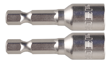 Биты ЗУБР &quot;МАСТЕР&quot; с торцовой головкой, магнитные, Cr-V, тип хвостовика E 1/4&quot;, 6х45мм, 2шт — Официальный партнер ЗУБР в России