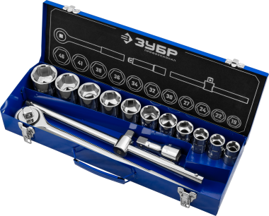 Набор ЗУБР &quot;ПРОФЕССИОНАЛ&quot;: 3/4&quot;, 14 предметов — Официальный партнер ЗУБР в России