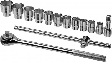 Набор ЗУБР &quot;ПРОФЕССИОНАЛ&quot;: 3/4&quot;, 14 предметов — Официальный партнер ЗУБР в России