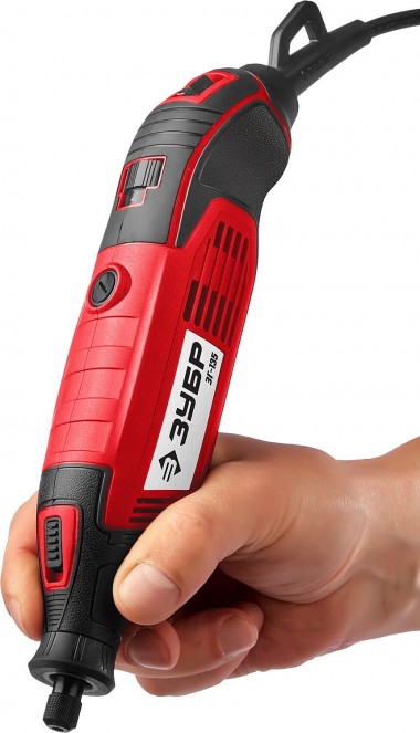 Гравер ЗУБР электрический  220В, 135 Вт, 3.2 мм, 15000-35000 об/мин, базовая модель, в коробке, ЗГ-135 — Официальный партнер ЗУБР в России